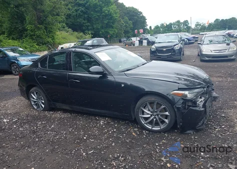 2022 Alfa Romeo Giulia Ti Awd из США, поврежденный, VIN ZARFANBN6N7655152